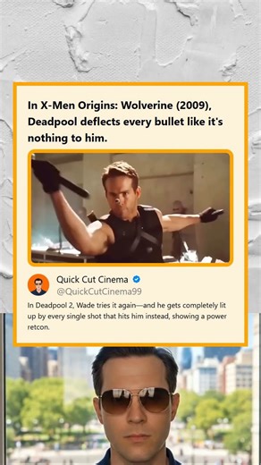 Inconsistency Deadpool in X-Men Origins Deflects Bullets But Fails to Do So In Deadpool 2
