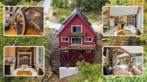 155-Year-Old Mill in Virginia Complete With Original Wheel and Waterfall Views Hits the Market for $668K