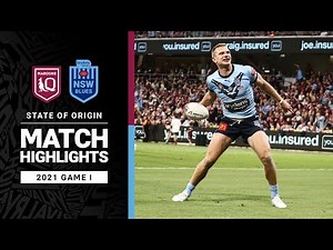 NRL Highlights | Maroons v Blues Match Highlights | Game I, 2021 | State of Origin | NRL