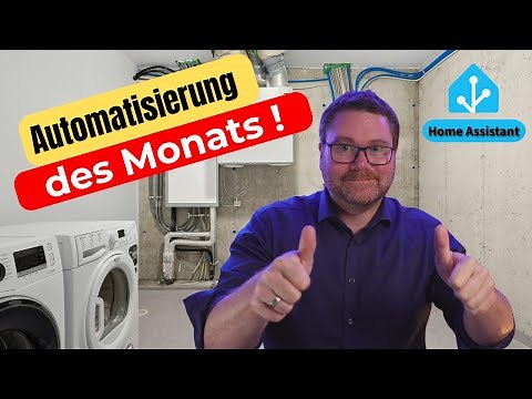 Home Assistant Automation: Monitor your washing machine and dryer – receive notifications when th...