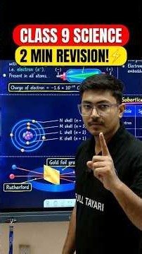 Class 9 Science Ch 4 One Shot Revision! 🔥 Structure of The Atom #Shorts