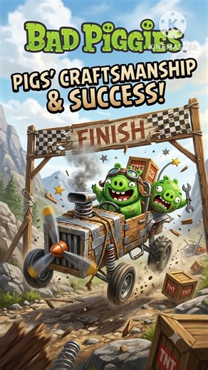 Bad Piggies Shorts | Amazing Vehicle Build & Success! 🚗