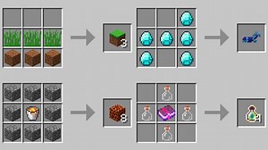 New crafting table recipes found in the Minecraft 1.13 snapshot