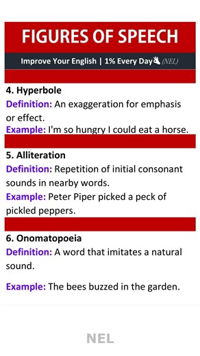 Improve your language skills by learning popular figures of speech and their meanings.