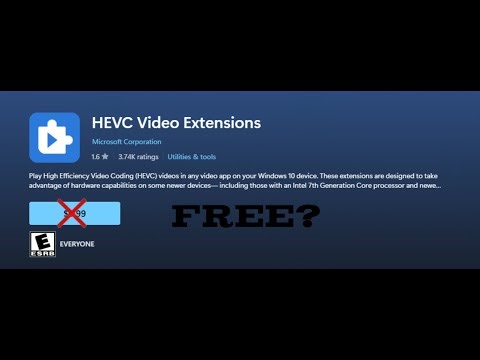 Get HEVC Codec for FREE! (Tutorial)