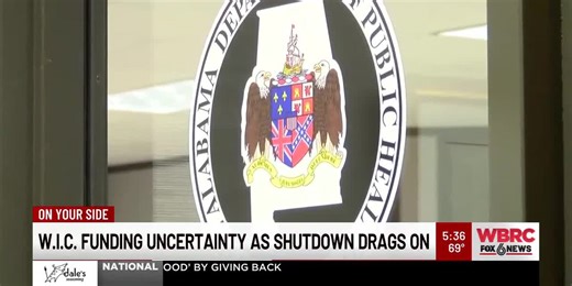 W.I.C. funding uncertainty as government shutdown drags on
