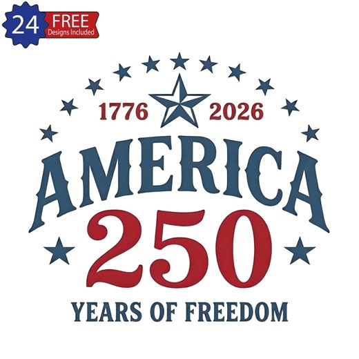 USA 250th Anniversary PNG Digital Download America 250 Years of Freedom 1776-2026 Patriotic Sublimation Design for 4th of July - Etsy