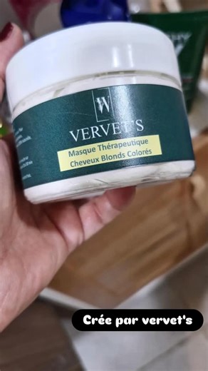Vervet’s® Cosmétiques on Instagram‎: "ماسك للشعر المتقصف المصبوغ المتضرر يعالج التلف نهائيا . #skincare #algeria #dz #تساقط_الشعر"‎