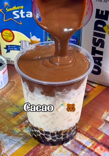 Cacao dẻo ngậy hơn với sữa🐻 #ilovetiktok