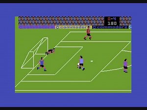 International Soccer - C64 - Gameplay vid