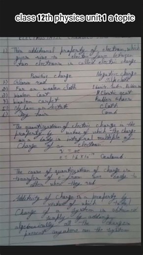 Electrostatic #changes #and #fields #class #12th #unit 1A #topic #physics #physics