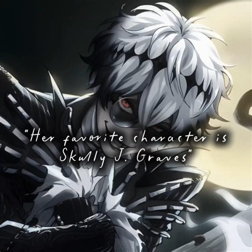 Her favorite character is Skully🖤 #twistedwonderland #twst #jackskellington #anime #manga #skully