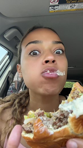 Delicious Cheese Fries & Cheese Burger Mukbang