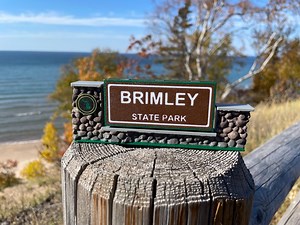 Mini Michigan State Park Sign - 3D Print, for Desks, Shelves, and Tables - Etsy