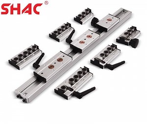 [Hot Item] Built in Double 8mm Axis Linear Guide Rail Locking 3 4 5 Wheels Tracker Roller Slide Aluminum Profile Sgr20