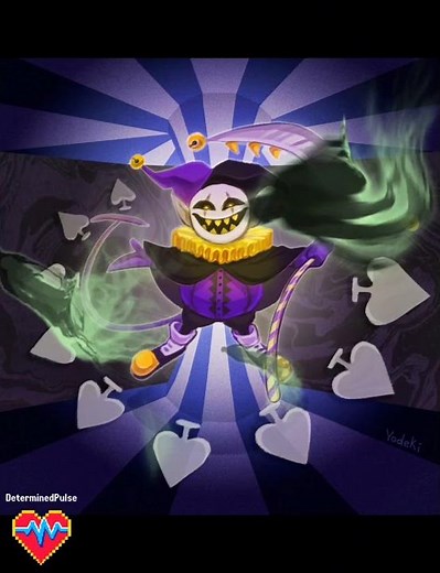 Jevil The Jester of Chaos #deltarune #undertale #gaming #determination #jevil