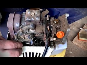 STIHL FS 131 trimmer cleaning