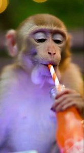 Monkey tab dekh raha hai