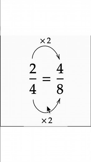 GCSE Hack Find Equivalent Fractions Fast #maths #gcsemaths #exam #fraction #revision #highschool