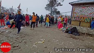 2.6K views · 121 reactions | Pathibhara Devi temple is located on the hill of the Taplejung district, Nepal. It is recognized as the most significant Hindu temples of Goddess Pathibhara. Not only this, but it is also considered as the holy place of Kirants. Pilgrims from different parts of Nepal and India influxes here during special festivals. It is believed that the worshiper’s wishes and desires will be filled after visiting there. | Sikkim.com | Facebook