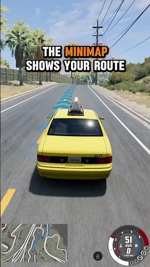 BeamNG Tips & Tricks No.18 🤏🗺️ Mini Map! #shorts