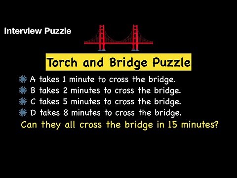 Torch and Bridge Puzzle
