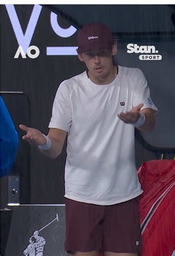 Here comes the rain 😱☔️ ↳ Australian Open. Every Match. Live & On Demand. Centre Court in 4K on Stan Sport. Live & Free on Channel 9 and 9Now. #StanSportAU #AO26 #AustralianOpen #AusOpen