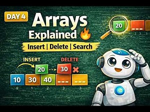 Arrays Explained in 5 Minutes 🔥 | Insert, Delete, Search | UGC NET CS Day 4