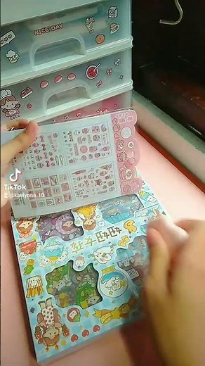 🌷 Unboxing Paket Aesthetic 🍰 [Sticker✨]