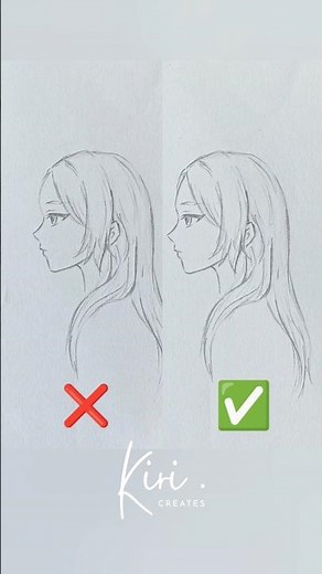Don't make this beginner mistake - How to draw anime forehead sideview #howtodraw #animetutorial