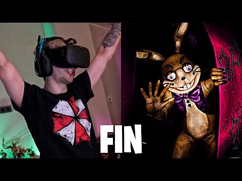 FNAF: HELP WANTED EN REALIDAD VIRTUAL FINAL | Robleis