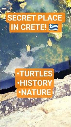 🇬🇷 Hidden Paradise with Turtles & Ancient History | Kera Dam, Crete