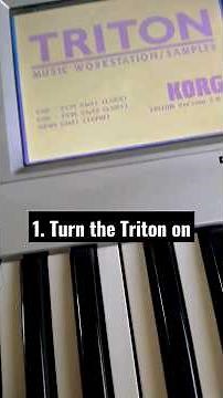 Quick Hack KORG TRITON Sequencer 🎹😁🔥🎶🎵 how to program on your KORG keyboard
