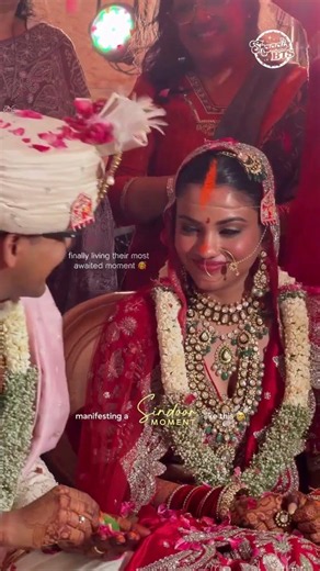 pov: you wanted to make the most of your sindoor moment 🙈💛 #wedding #shorts