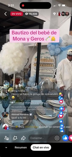 🍼👼🕊️ #mona #monaygeros #monito #bebe | mona bautizo de su bebe