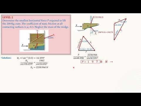 FRICTION on WEDGES, PART 1