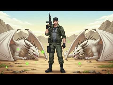 Left to die in the Desert—But the human Mechanic Shielded the baby Alien Dragons with his Own body.