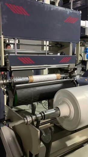 Automatic Winding in Action – High-Speed ABA Blown Film Machine Demonstration