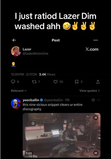 pbm made him 🤣 #ninevicious #lazerdim #twitter #fypシ゚viral #yeenballin