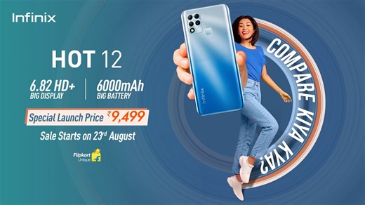 12K views · 958 reactions | Smart’ phone buyer bano !! jo bhi lo, pehle Infinix Hot 12 se compare zaroor karna.  6.82 HD+ Biggest Display  6000mAh Massive Battery 朗 18W Fast Charge 拾 4GB RAM + 3GB Extended RAM Sale starts 23rd August, only on Flipkart https://knw.one/DISQ | Infinix Mobile | Facebook