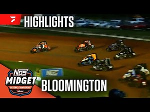 USAC Midgets at Bloomington Speedway 8/29/25 | Highlights