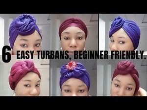 QUICK & EASY TURBAN HEADWRAP TUTORIAL ANYONE CAN DO / BEGINNER FRIENDLY STYLES / HEADWRAP / TURBAN