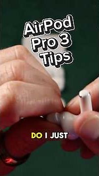 AirPod Pro 3 Tips #apple #airpodpros #appleairpodpro3 #pro3 #airpods