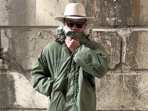 叠穿好搭档——M65 Parka。也是10年的好伙伴了，感谢你10年的陪伴，希望我们可以一起走到更远的地方！