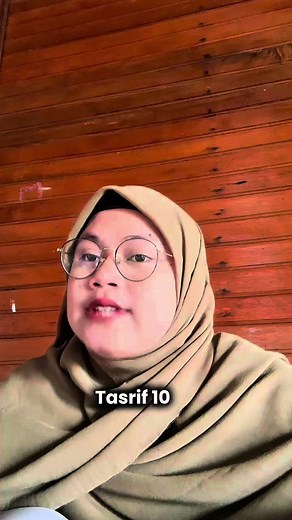 Tasrif 10 Kata Bahasa Arab untuk Pemula