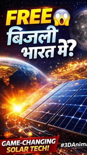 “India me FREE Electricity? 😲 Future Solar Tech” #indianhistory