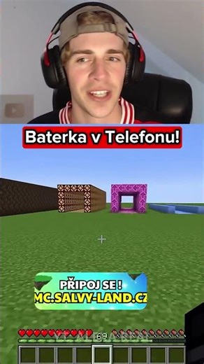 Jak Rychle se Vybíjí Mobil v Minecraftu?! #minecraft