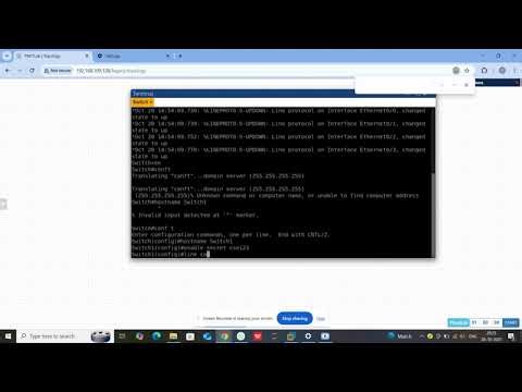 Experiment 1 Basic Switch Configuration