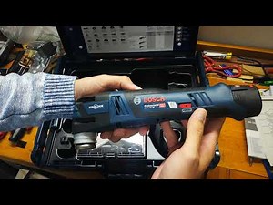 Unpacking / unboxing cordless Multi-Cutter Bosch GOP 12V-28 06018B5000