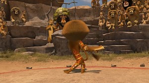 Watch 'Alakay, look out! No, dad! It's 'Hop, Shuffle,Ball Change, Hip Swish, Turn Around!'!' | Madagascar: Escape 2 Africa Clip